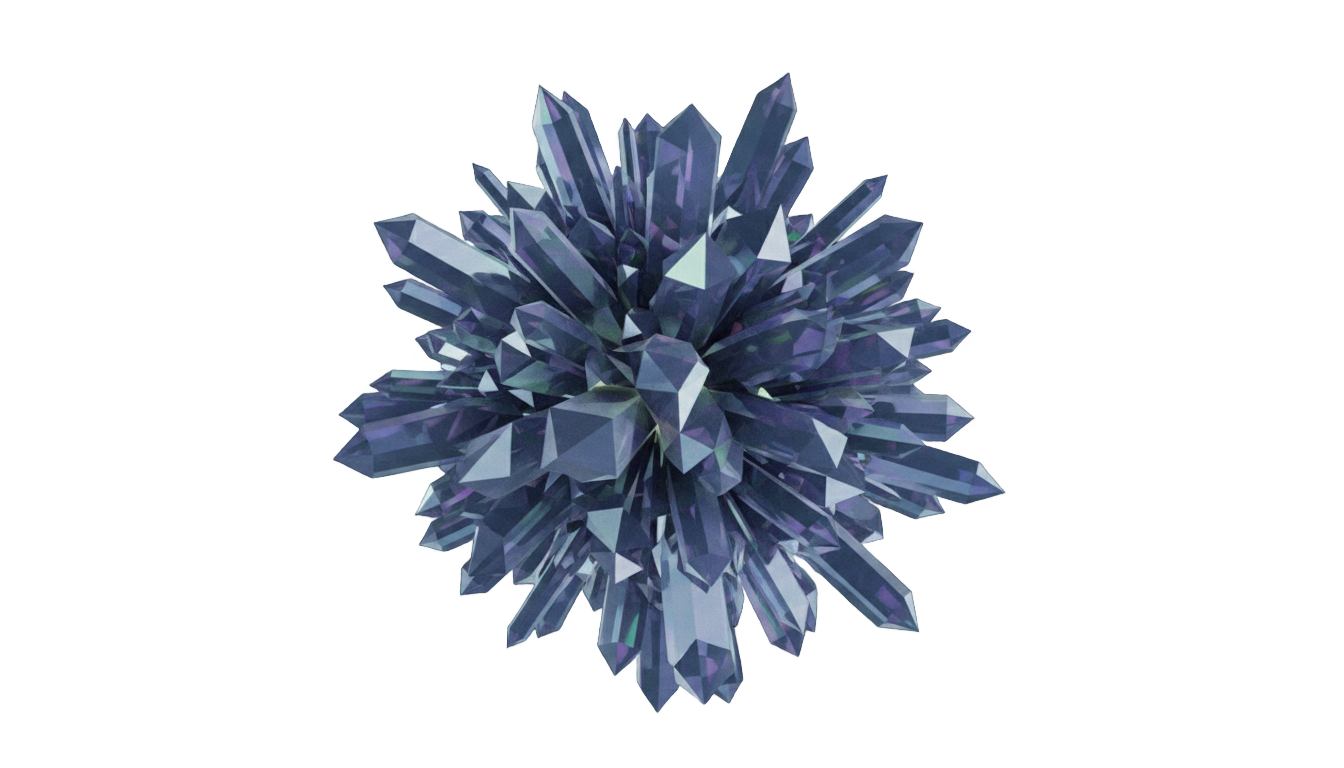 low poly crystal particles png PNG transparent background
