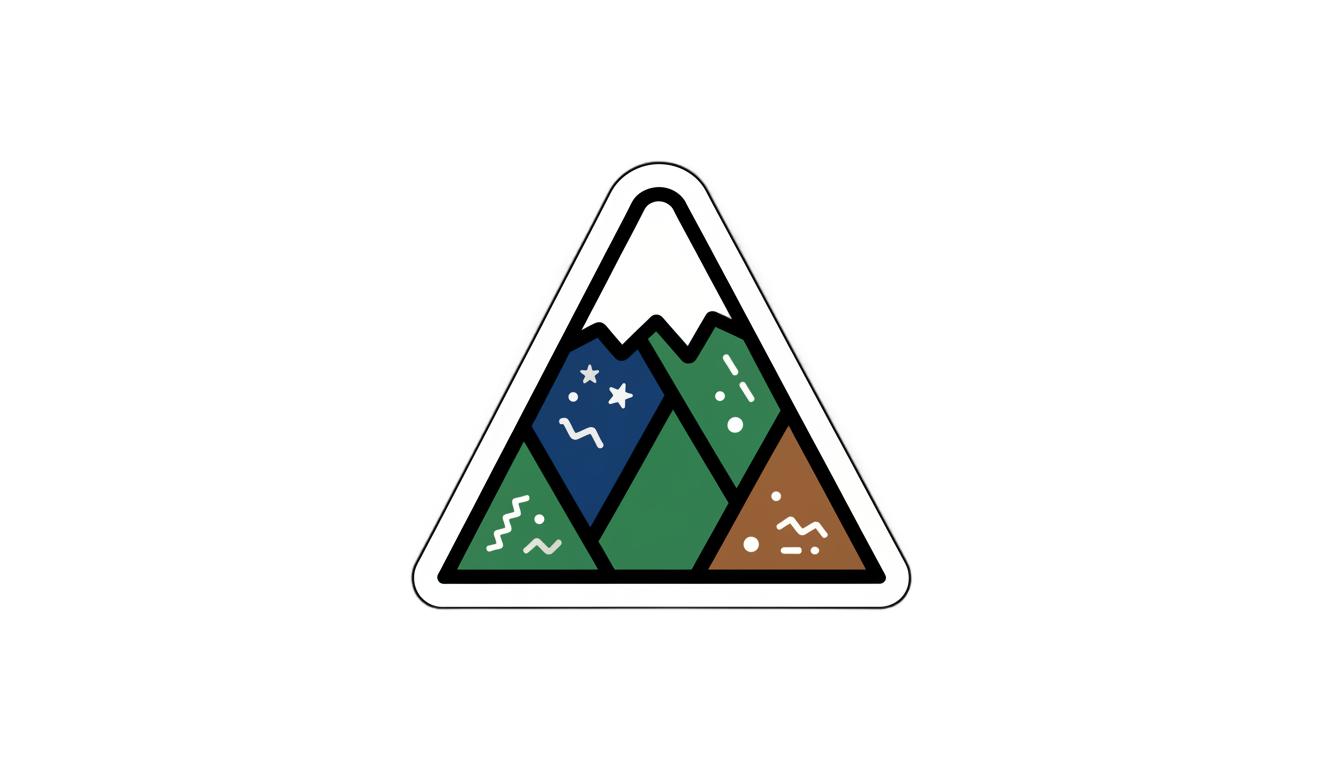 mountain sticker png PNG transparent background