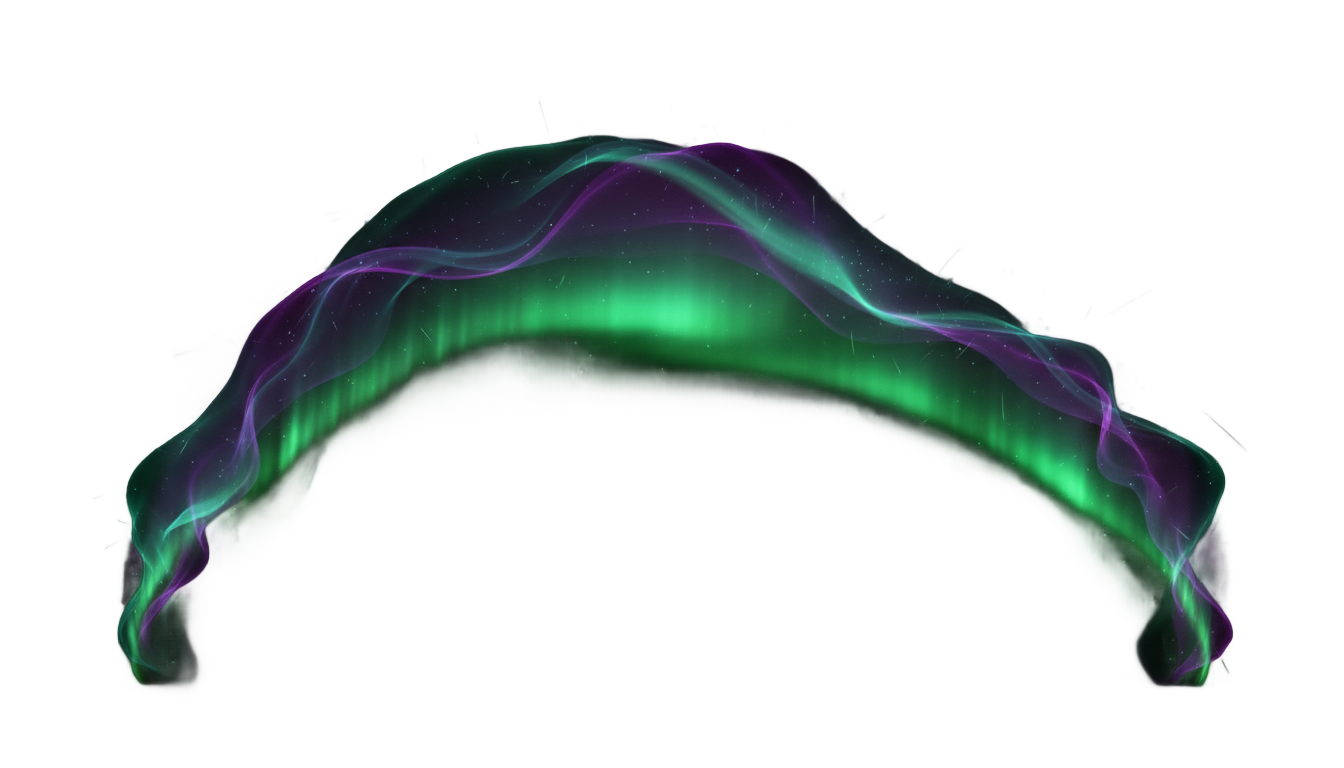 aurora light png PNG transparent background