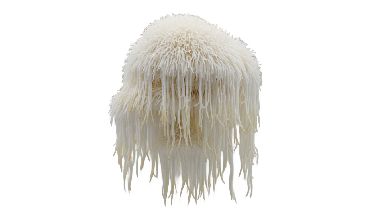 lion's mane mushroom png PNG transparent background