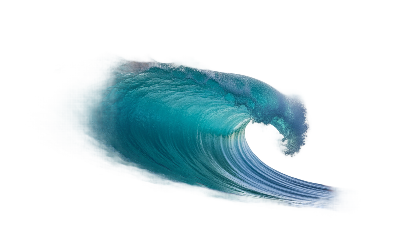 blue wave vector png PNG transparent background