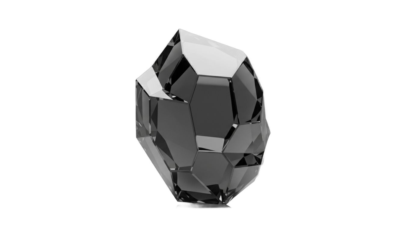 crystal png black and white PNG transparent background