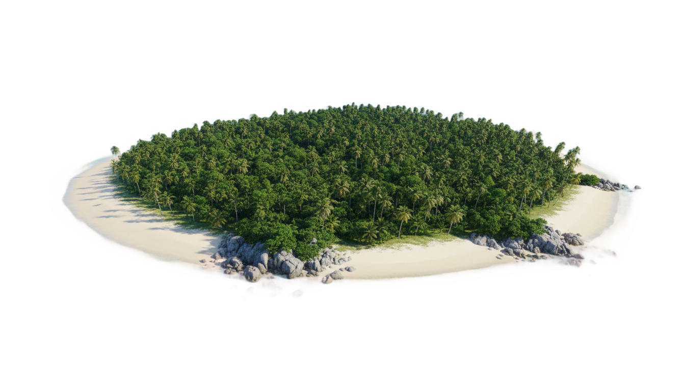 is png an island PNG transparent background