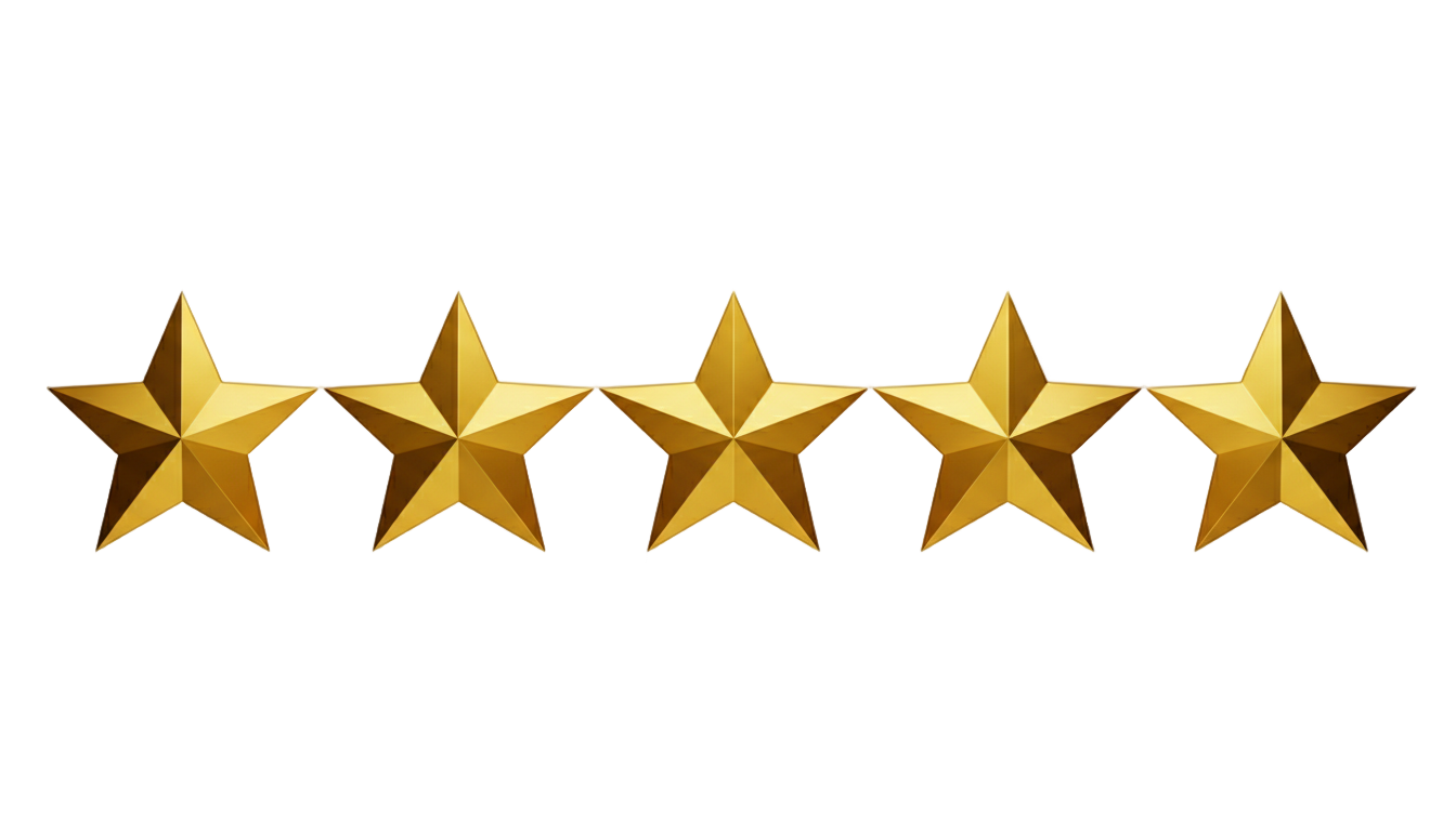 5 star reviews png PNG transparent background