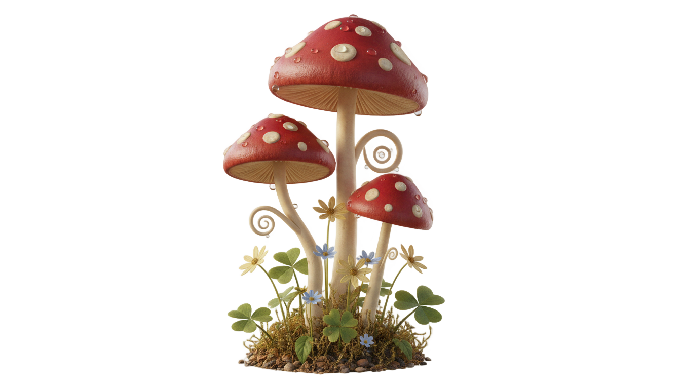 cottagecore mushroom png PNG transparent background