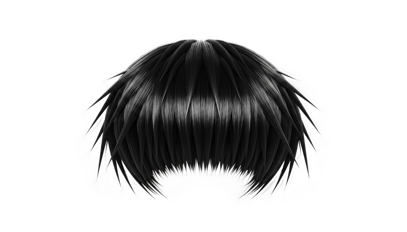 rock lee hair png PNG transparent background