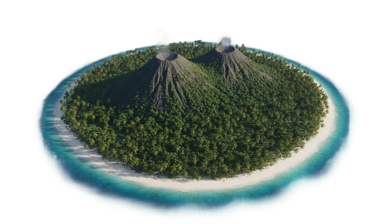 doini island png PNG transparent background