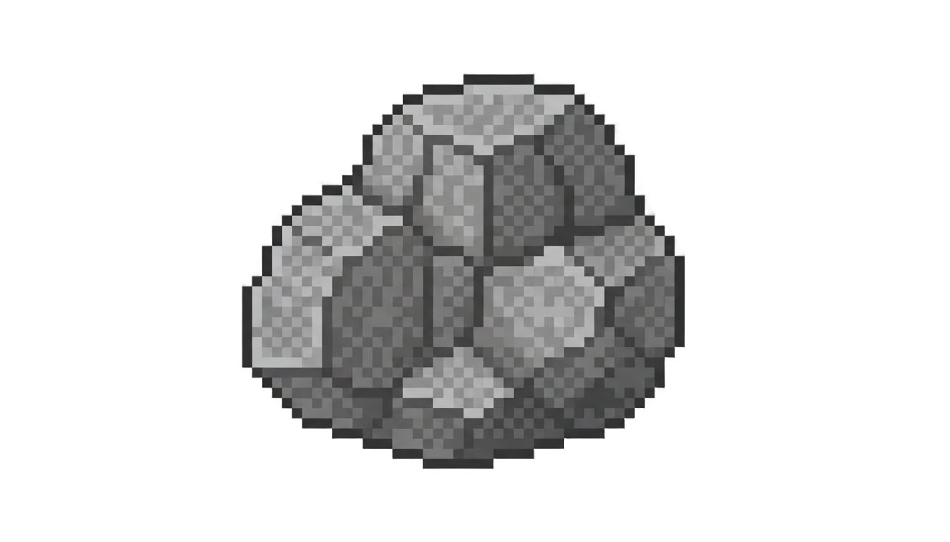 rock pixel art png PNG transparent background
