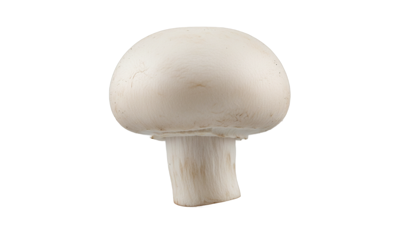 white mushroom png PNG transparent background