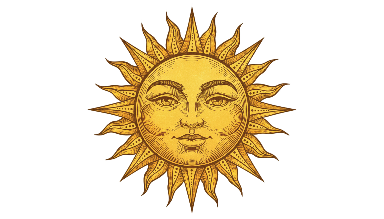 vintage sun png PNG transparent background
