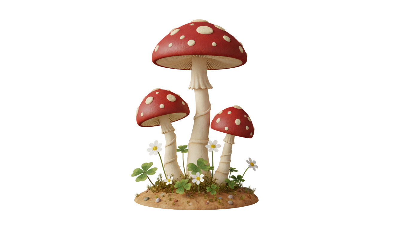 cottagecore mushroom png PNG transparent background