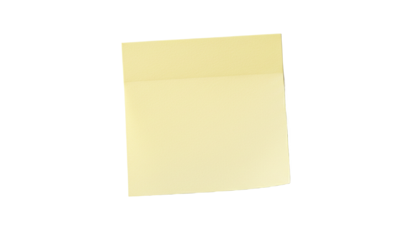 cute sticky note clipart png PNG transparent background