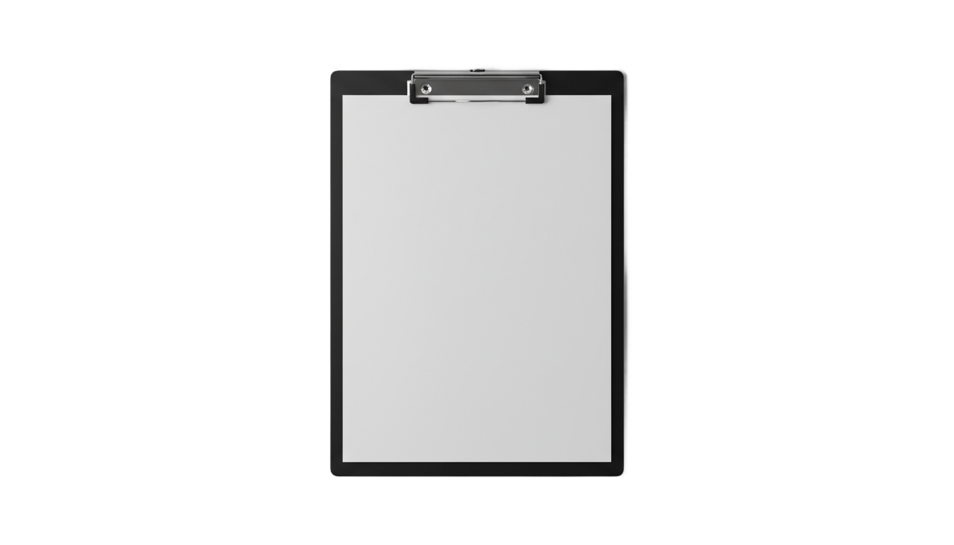 black clipboard png PNG transparent background