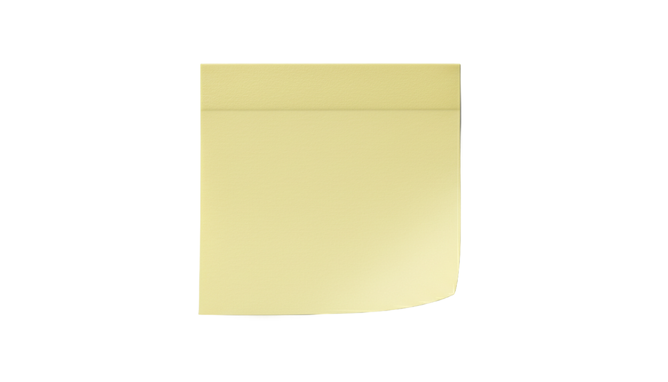 sticky paper note png PNG transparent background