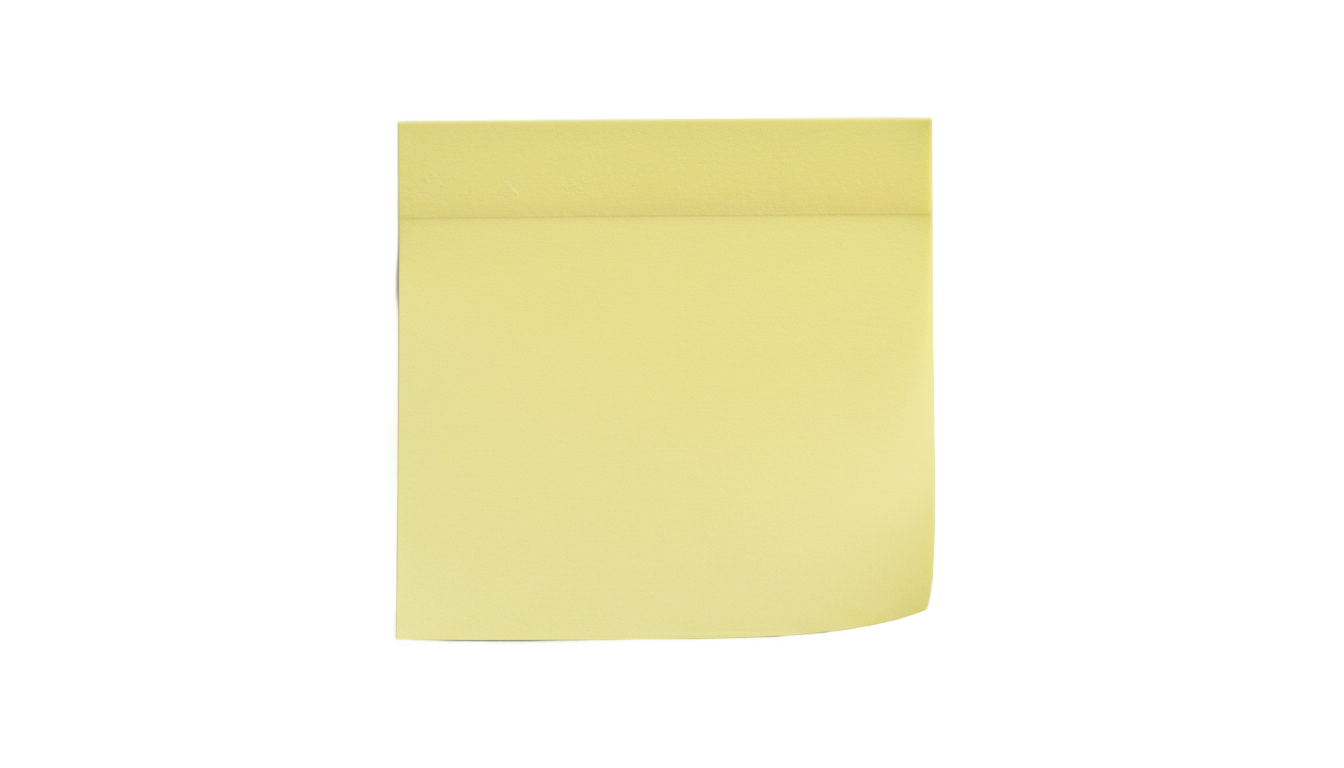 sticky paper note png PNG transparent background