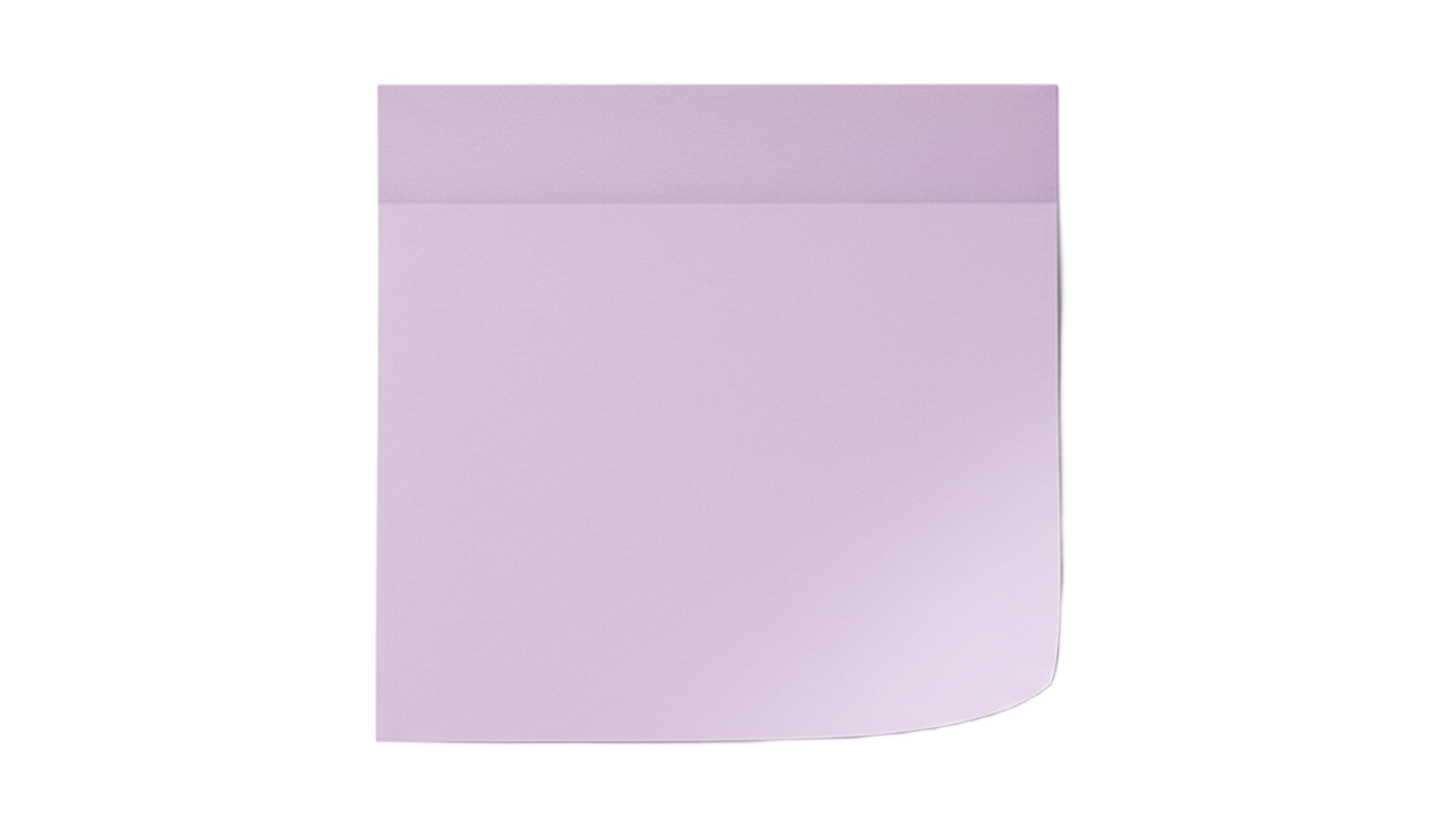pastel sticky note png PNG transparent background