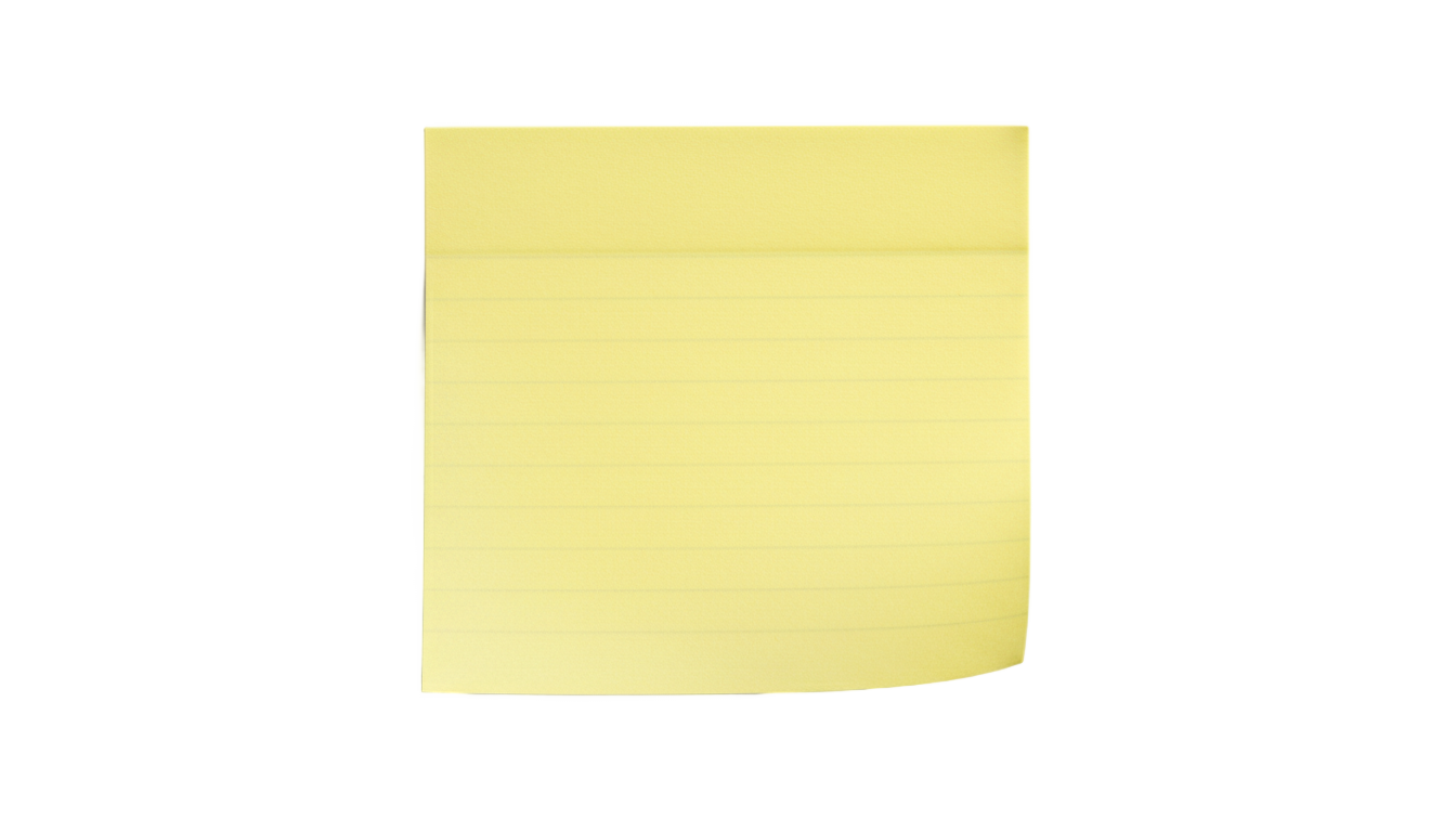 transparent background colored sticky note png PNG transparent background