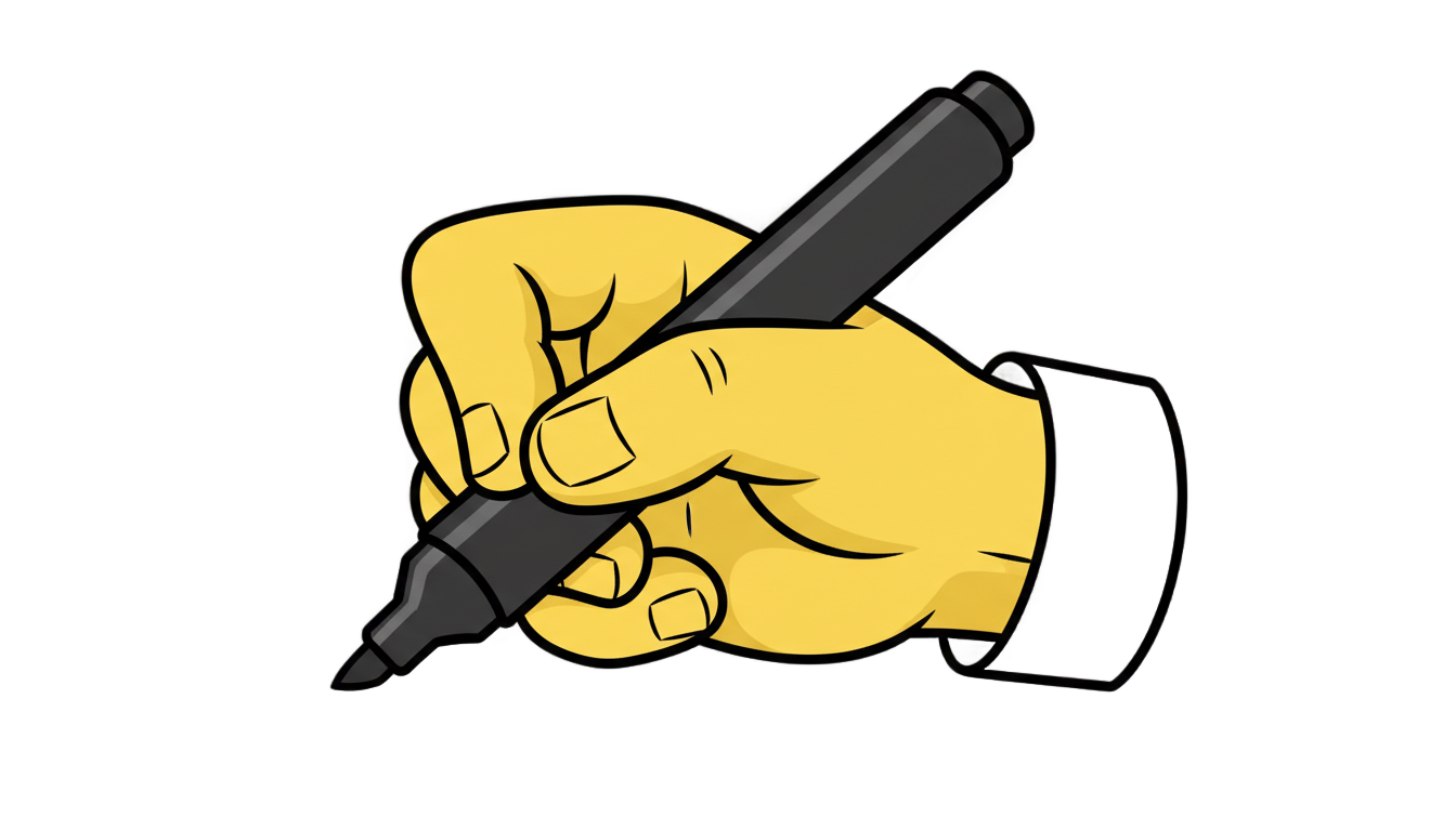 whiteboard animation hand png PNG transparent background