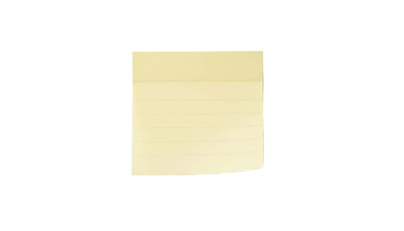 cute sticky note png PNG transparent background