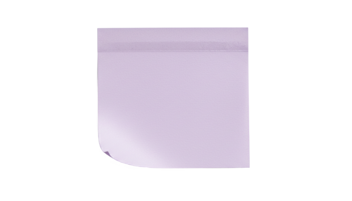 pastel sticky note png PNG transparent background