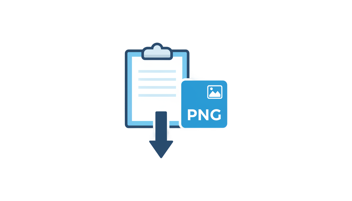save png from clipboard PNG transparent background