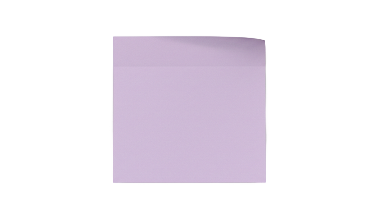 aesthetic purple sticky note png PNG transparent background