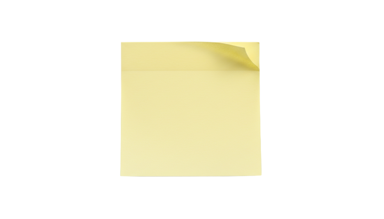 sticky note illustration png PNG transparent background