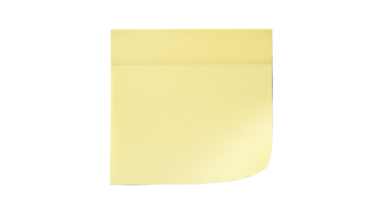 cute sticky note clipart png PNG transparent background