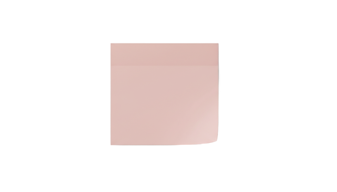 pastel pink sticky note png PNG transparent background