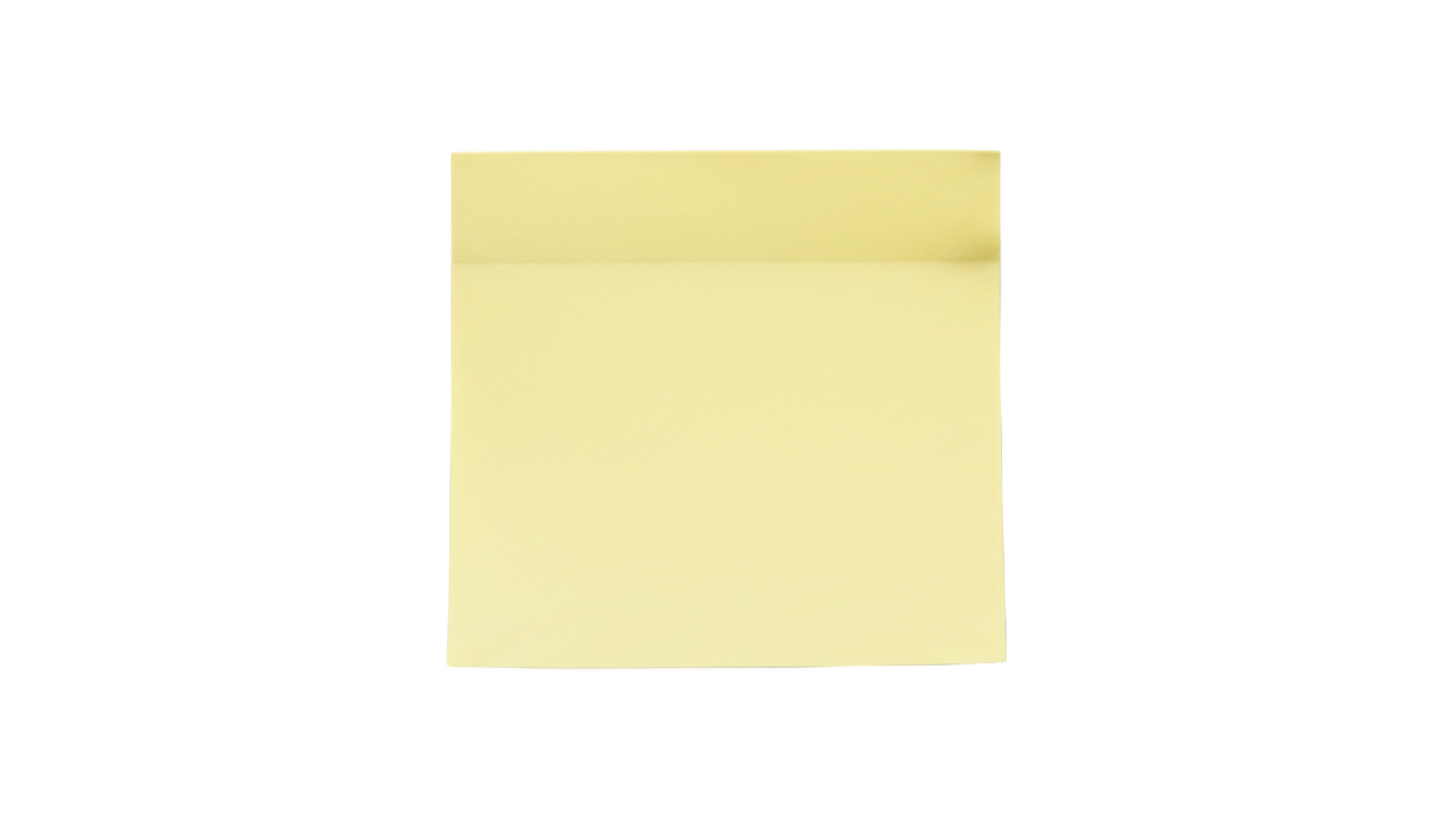 sticky note graphic png PNG transparent background