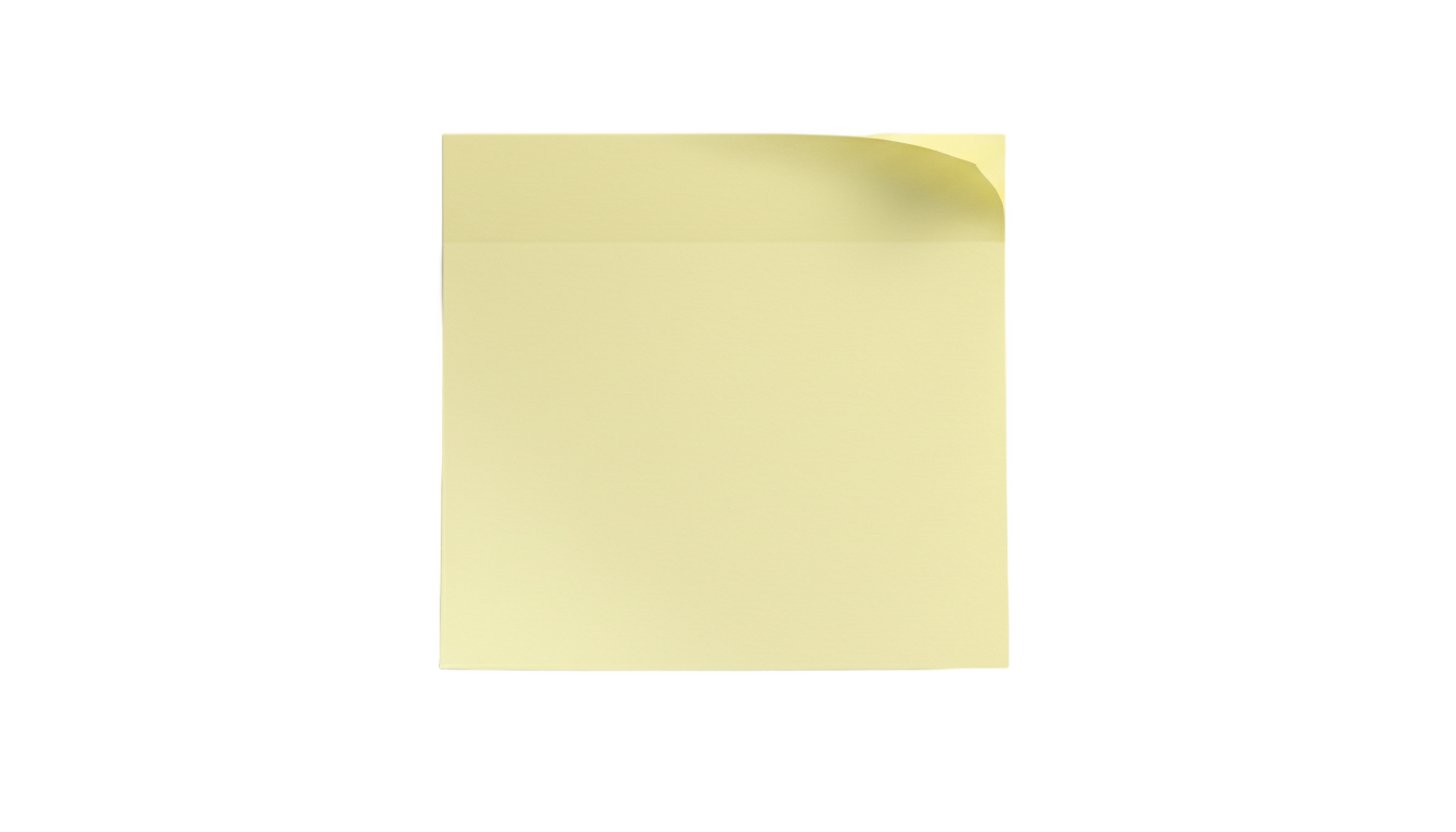sticky note illustration png PNG transparent background