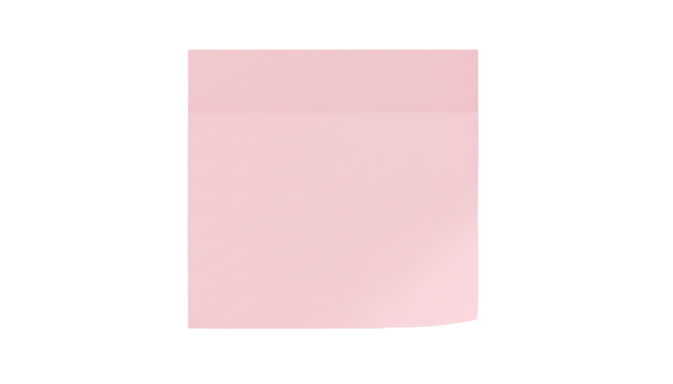pink sticky note png PNG transparent background