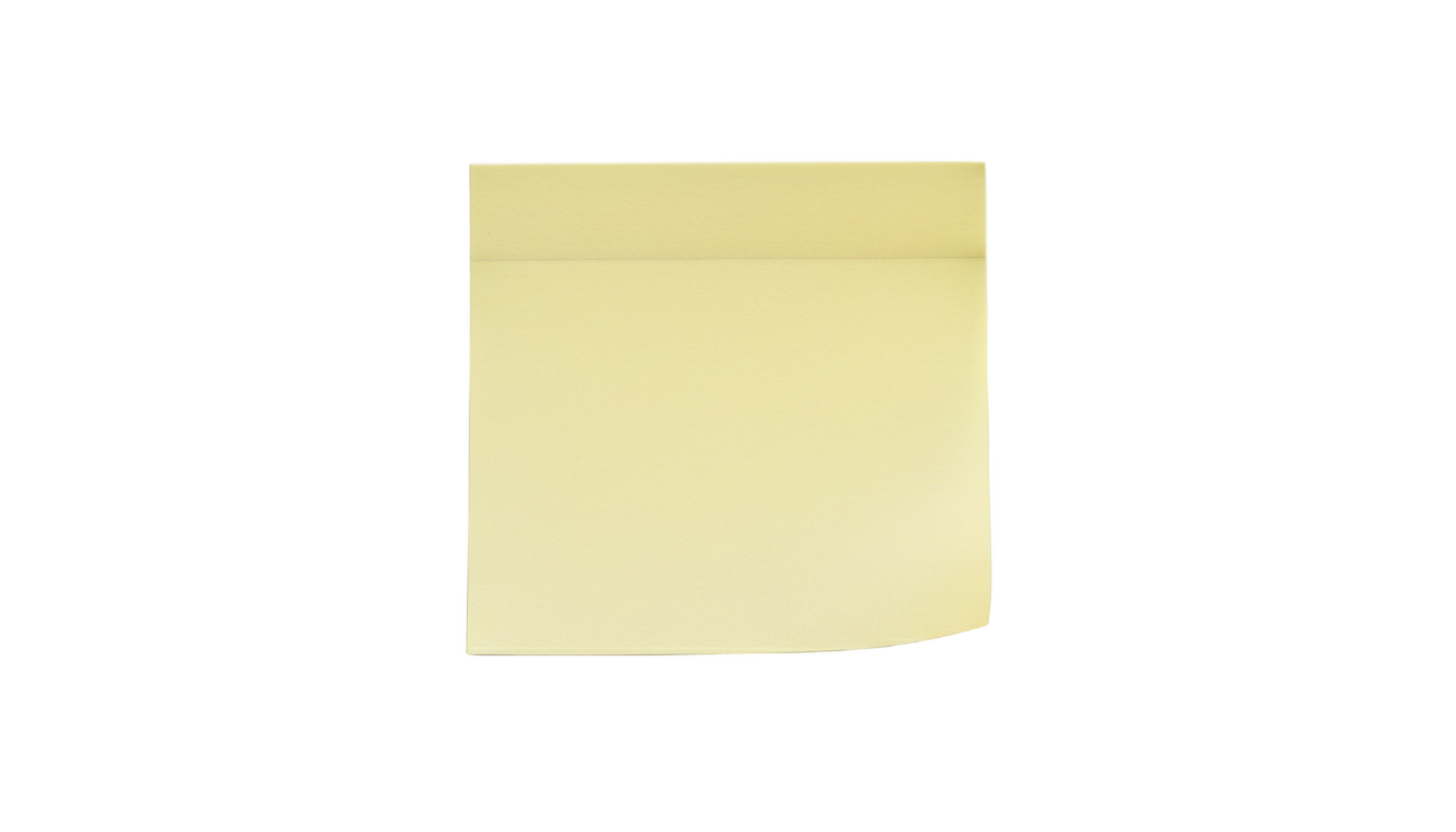 sticky paper note png PNG transparent background