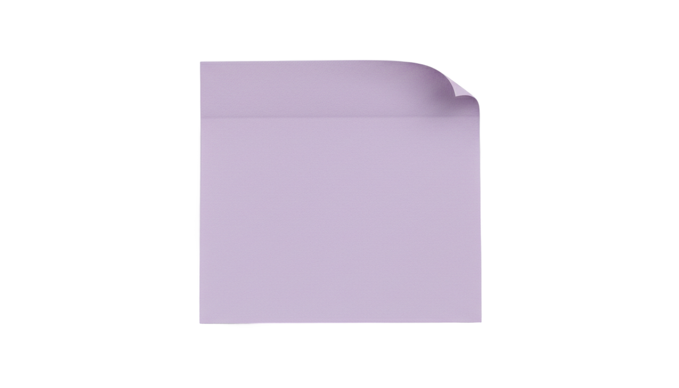 aesthetic purple sticky note png PNG transparent background