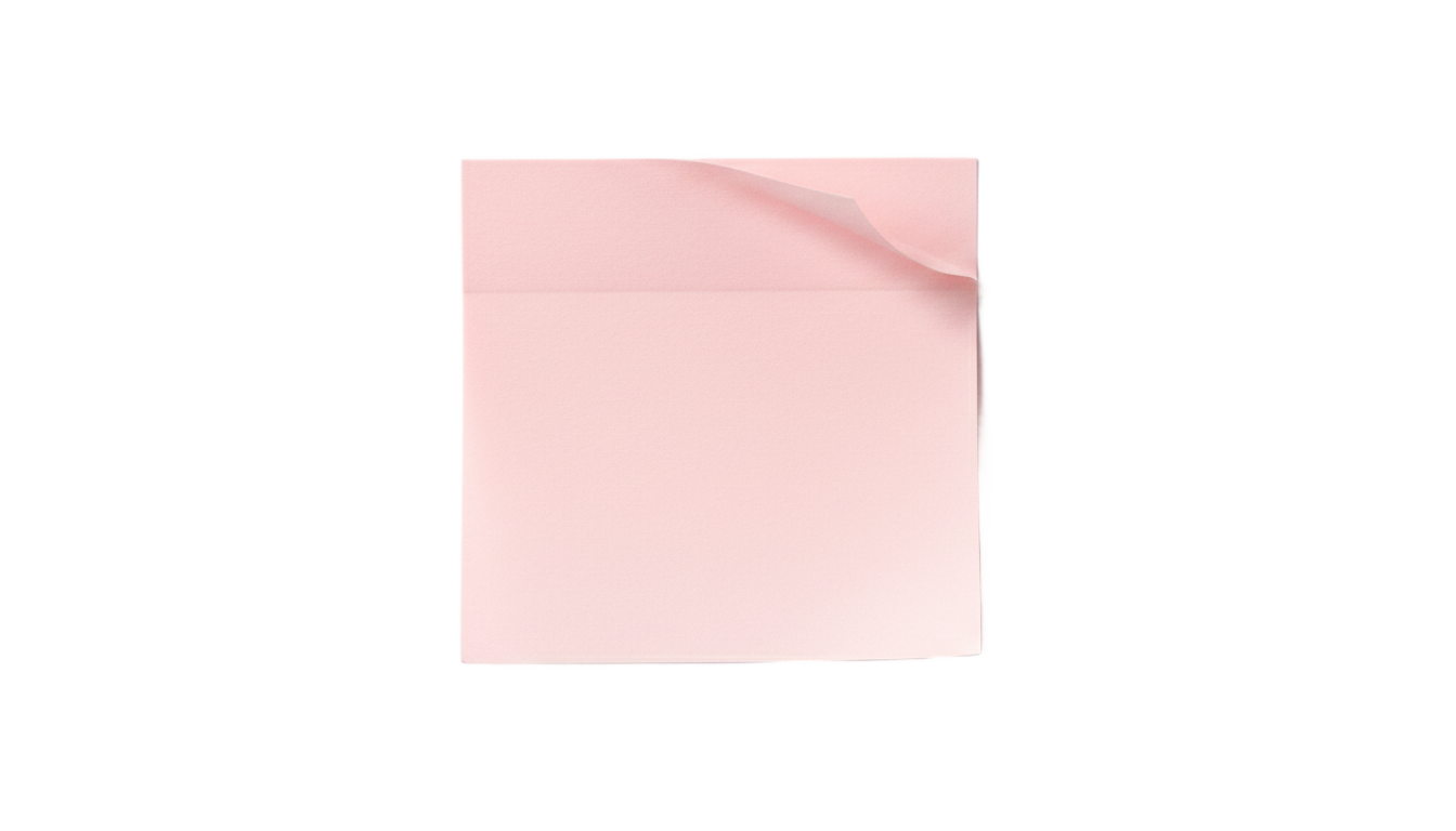 aesthetic cute sticky note png PNG transparent background