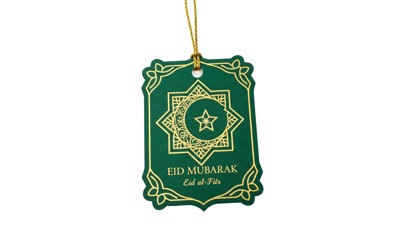 hang tag idul fitri png PNG transparent background
