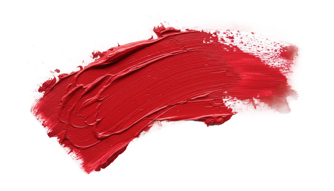 red paint brush stroke png PNG transparent background