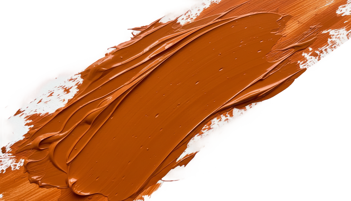 orange paint brush stroke png PNG transparent background
