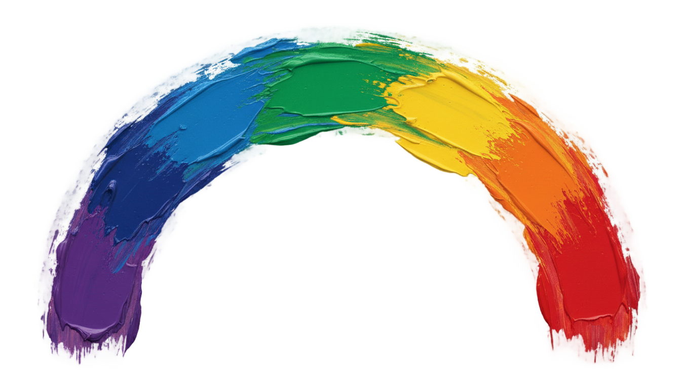 colorful brush stroke png PNG transparent background
