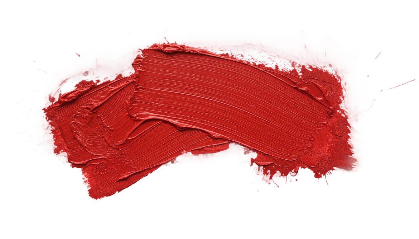 red paint brush stroke png PNG transparent background