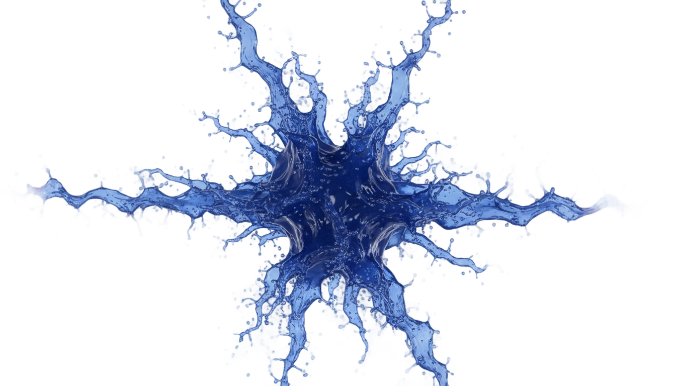 blue ink splash png PNG transparent background