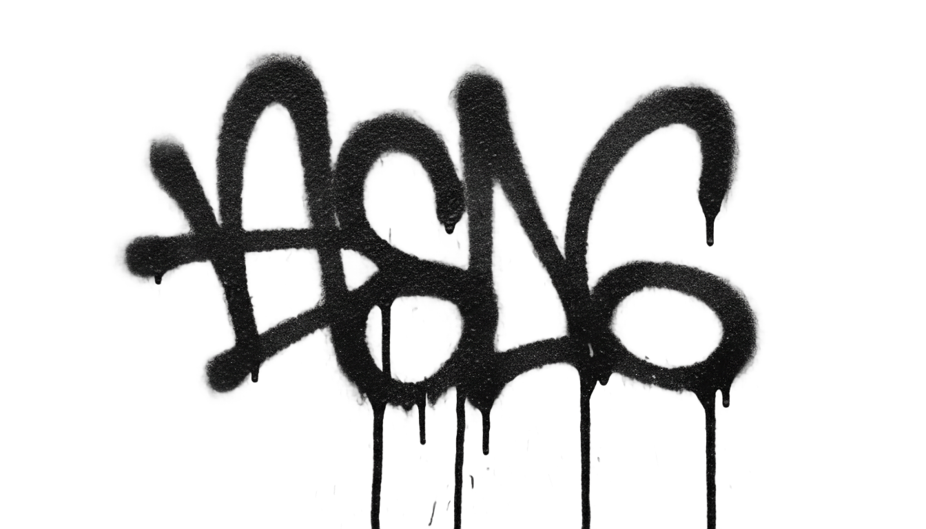 spray paint splatter png black and white PNG transparent background