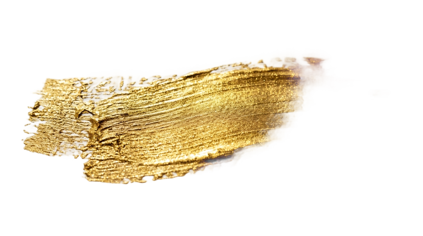 golden brush stroke png PNG transparent background