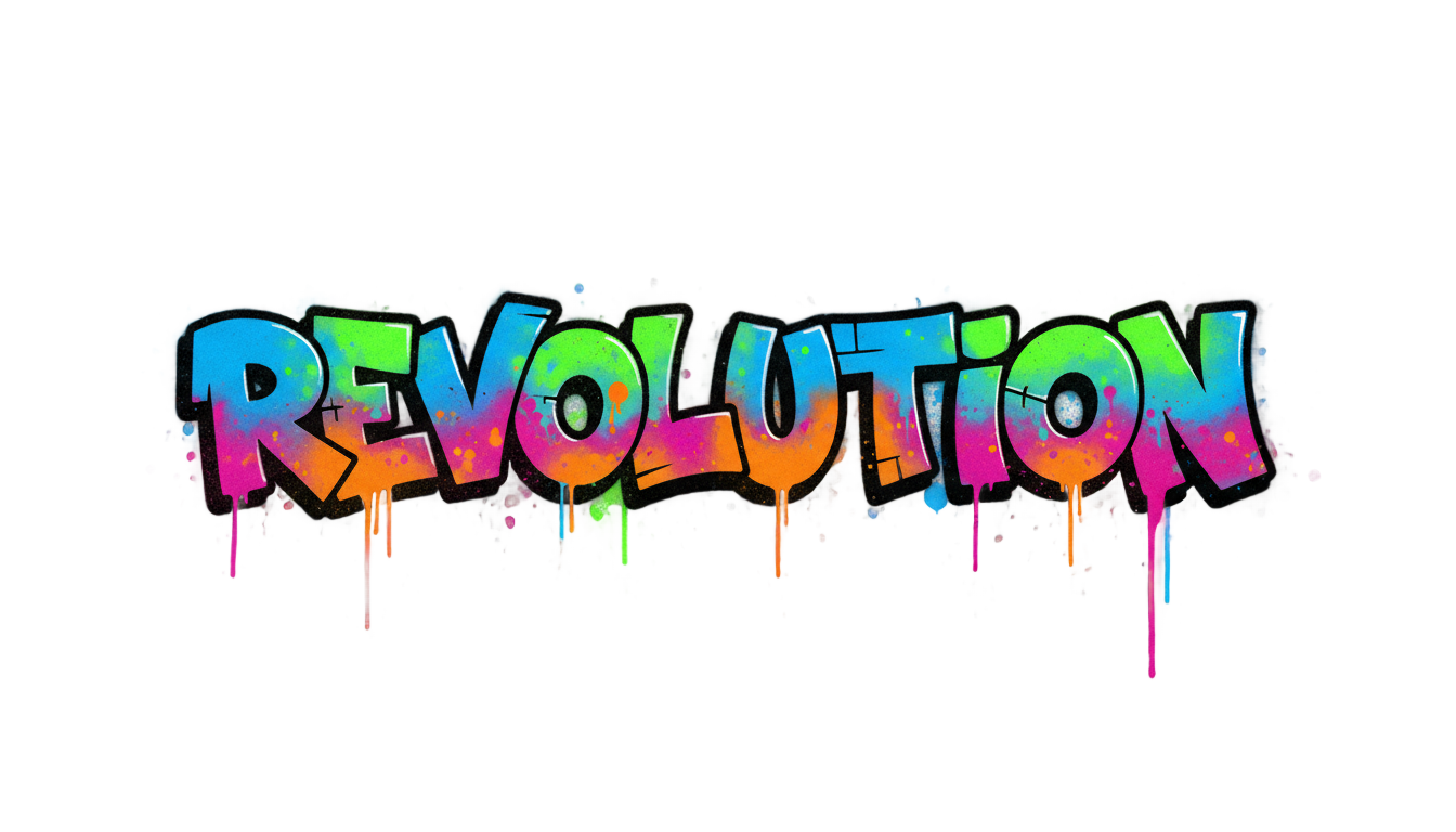 spray paint words png PNG transparent background