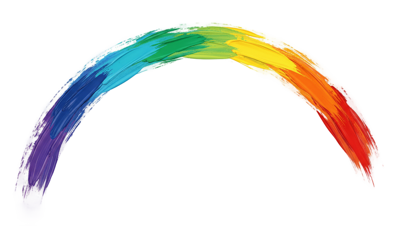 colorful brush stroke png PNG transparent background