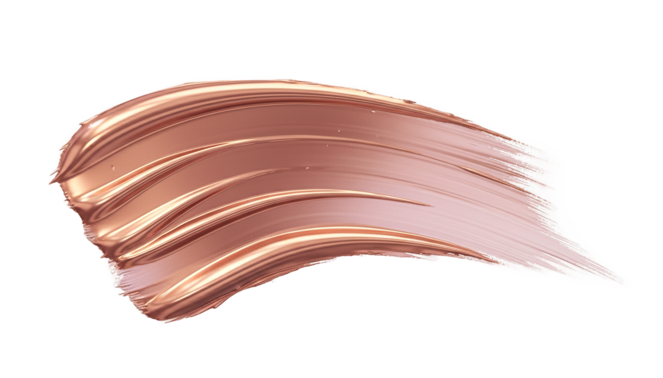 rose gold brush stroke png PNG transparent background