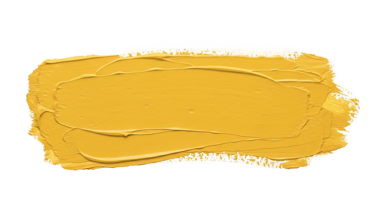 brush stroke label png yellow PNG transparent background