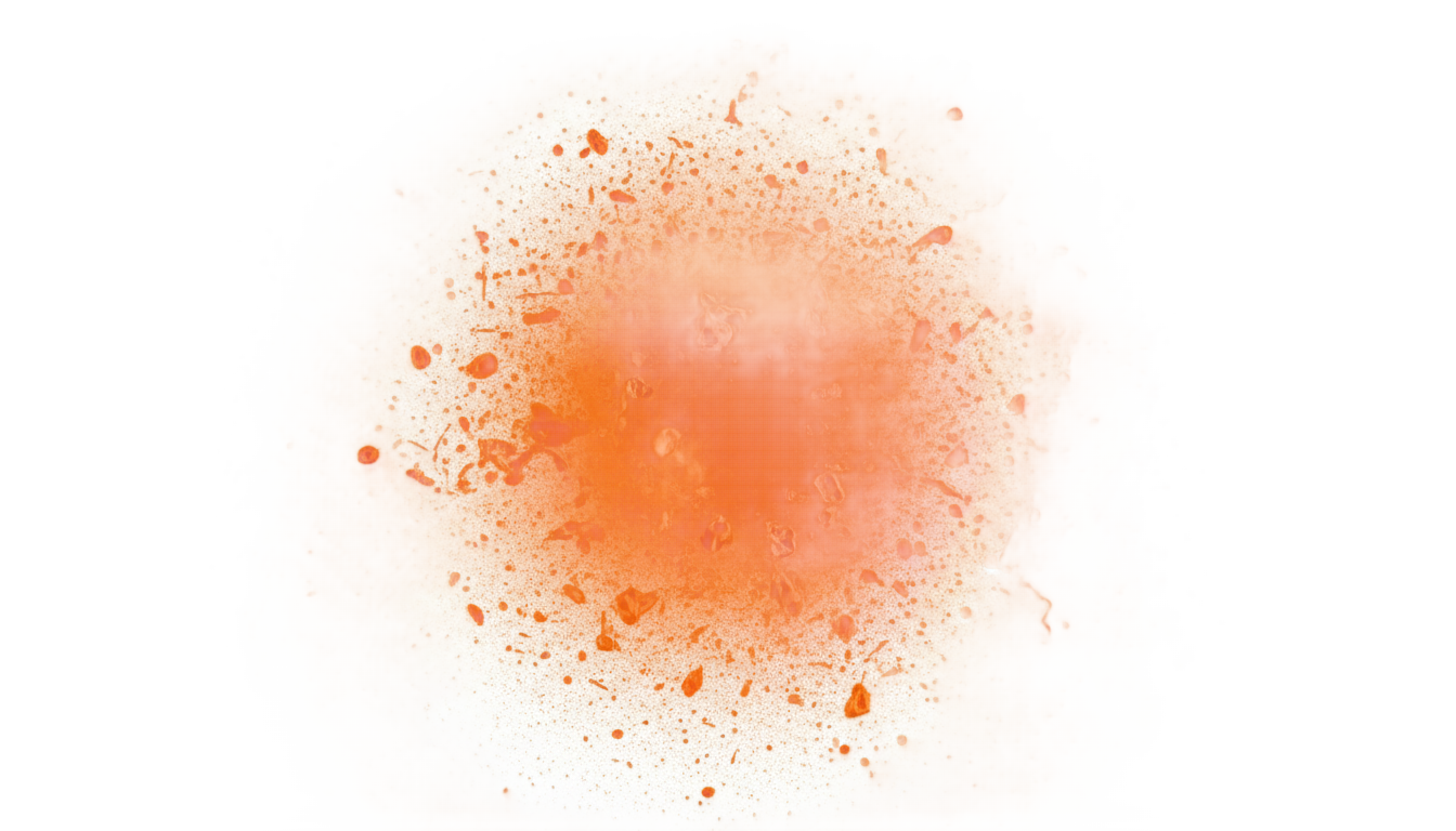 orange spray paint png PNG transparent background