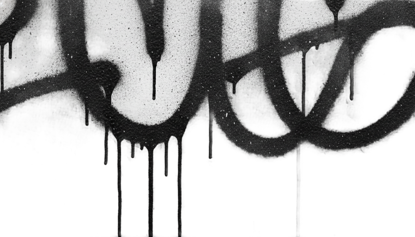 spray paint splatter png black and white PNG transparent background