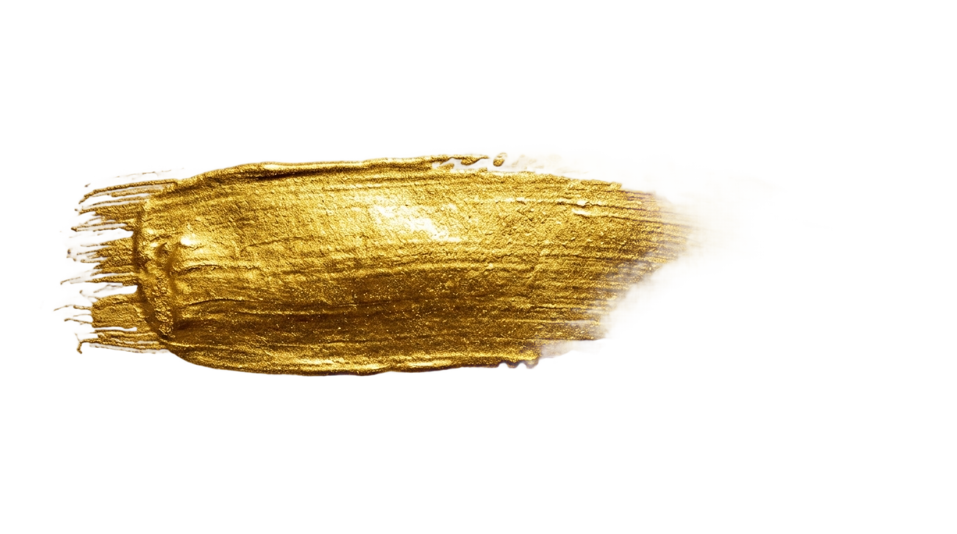 golden brush stroke png PNG transparent background